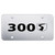 Au-TOMOTIVE GOLD | License Plate Covers and Frames | Chrysler 300 | AUGD1941