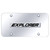 Au-TOMOTIVE GOLD | License Plate Covers and Frames | Ford Explorer | AUGD1967