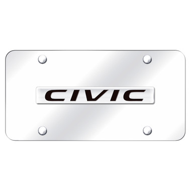 Au-TOMOTIVE GOLD | License Plate Covers and Frames | Honda Civic | AUGD2012