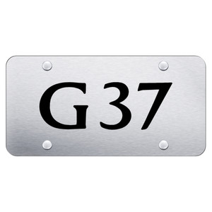 Au-TOMOTIVE GOLD | License Plate Covers and Frames | Infiniti G | AUGD2042
