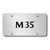 Au-TOMOTIVE GOLD | License Plate Covers and Frames | Infiniti M | AUGD2044