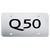Au-TOMOTIVE GOLD | License Plate Covers and Frames | Infiniti Q | AUGD2046