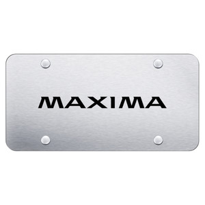 Au-TOMOTIVE GOLD | License Plate Covers and Frames | Nissan Maxima | AUGD2107
