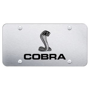 Au-TOMOTIVE GOLD | License Plate Covers and Frames | Shelby Cobra | AUGD2123