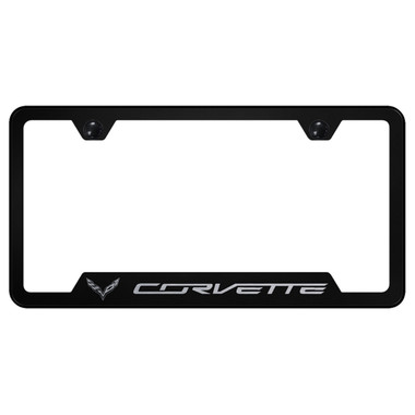 Au-TOMOTIVE GOLD | License Plate Covers and Frames | Chevrolet Corvette | AUGD2193