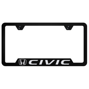 Au-TOMOTIVE GOLD | License Plate Covers and Frames | Honda Civic | AUGD2213