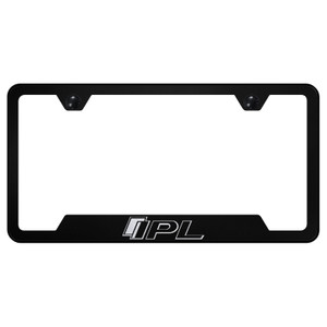 Infiniti IPL on Black Cut-Out License Plate Frame - Officially Licensed