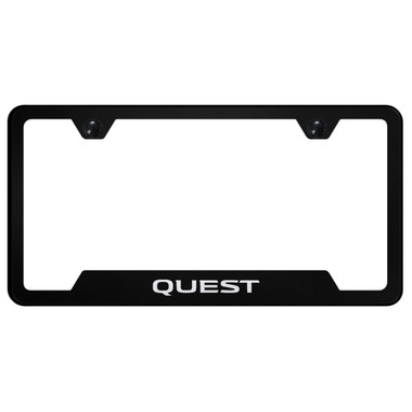 Au-TOMOTIVE GOLD | License Plate Covers and Frames | Nissan Quest | AUGD2260