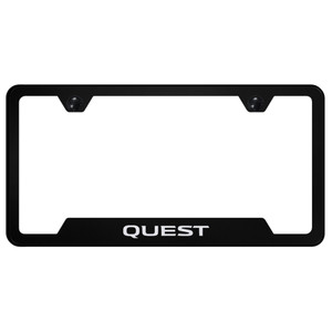 Au-TOMOTIVE GOLD | License Plate Covers and Frames | Nissan Quest | AUGD2260