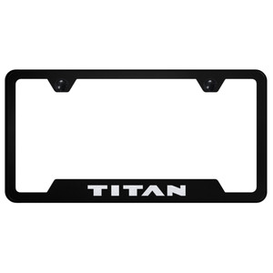 Au-TOMOTIVE GOLD | License Plate Covers and Frames | Nissan Titan | AUGD2264