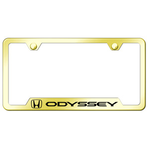 Au-TOMOTIVE GOLD | License Plate Covers and Frames | Honda Odyssey | AUGD2284