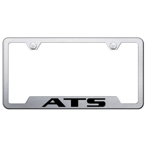 Au-TOMOTIVE GOLD | License Plate Covers and Frames | Cadillac ATS | AUGD2302