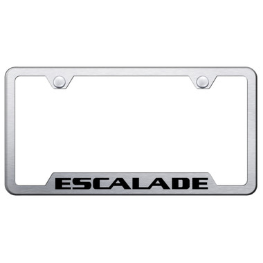 Au-TOMOTIVE GOLD | License Plate Covers and Frames | Cadillac Escalade | AUGD2304