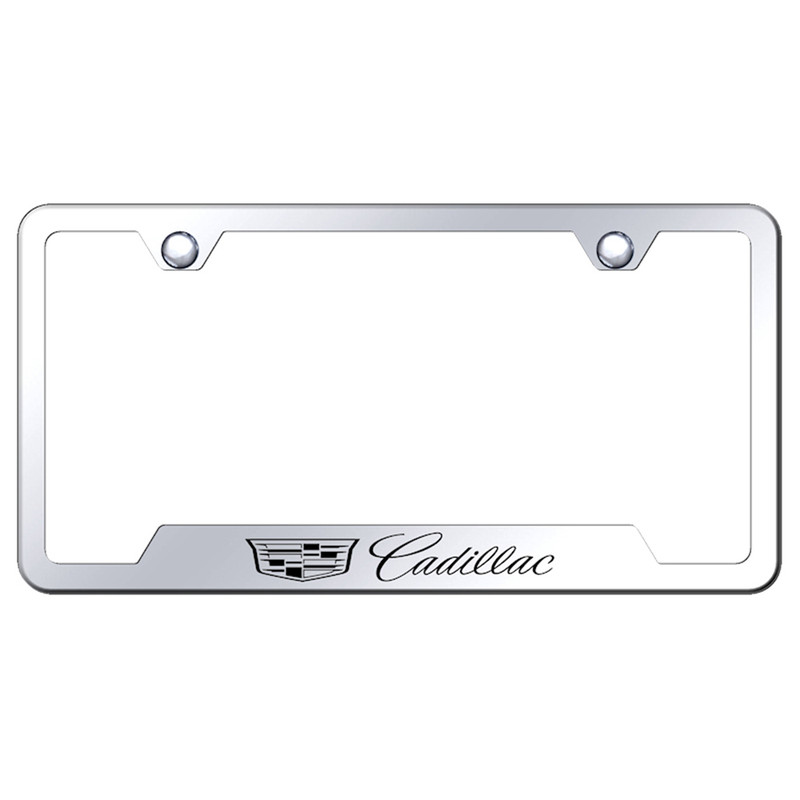 Warranted Cadillac XTS Black Metal License Plate Frame Official Licensed Warranted Cadillac XTS Black Metal License Plate Frame Official Licensed