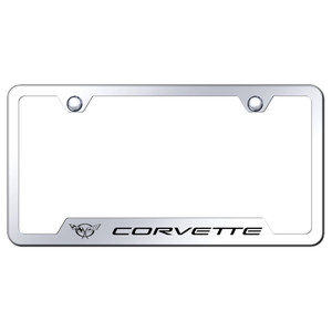 Au-TOMOTIVE GOLD | License Plate Covers and Frames | Chevrolet Corvette | AUGD2324