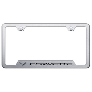 Au-TOMOTIVE GOLD | License Plate Covers and Frames | Chevrolet Corvette | AUGD2325