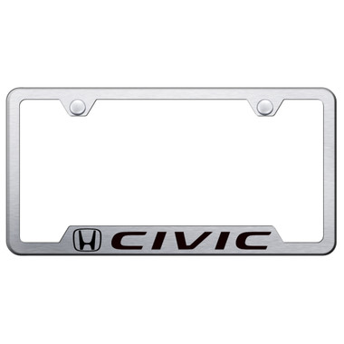 Au-TOMOTIVE GOLD | License Plate Covers and Frames | Honda Civic | AUGD2363