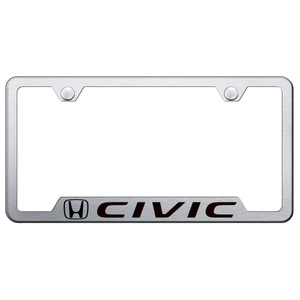 Au-TOMOTIVE GOLD | License Plate Covers and Frames | Honda Civic | AUGD2363