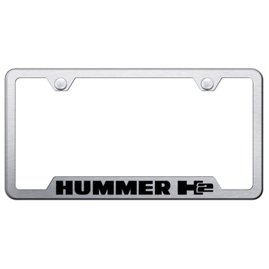 Au-TOMOTIVE GOLD | License Plate Covers and Frames | Hummer H2 | AUGD2373