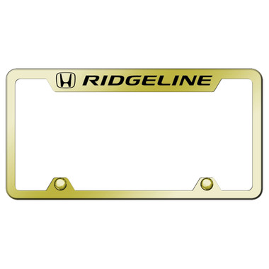 Au-TOMOTIVE GOLD | License Plate Covers and Frames | Honda Ridgeline | AUGD2426