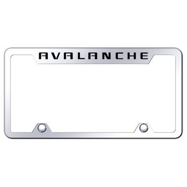 Au-TOMOTIVE GOLD | License Plate Covers and Frames | Chevrolet Avalanche | AUGD2427