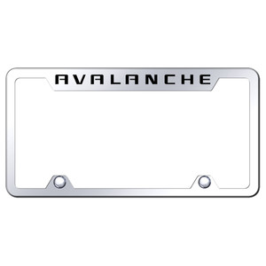 Au-TOMOTIVE GOLD | License Plate Covers and Frames | Chevrolet Avalanche | AUGD2427