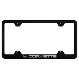 Au-TOMOTIVE GOLD | License Plate Covers and Frames | Chevrolet Corvette | AUGD2453