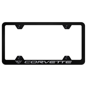 Au-TOMOTIVE GOLD | License Plate Covers and Frames | Chevrolet Corvette | AUGD2454