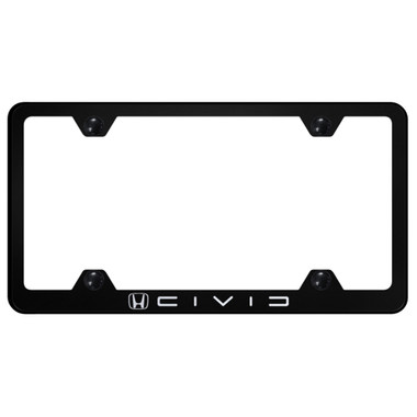 Au-TOMOTIVE GOLD | License Plate Covers and Frames | Honda Civic | AUGD2474