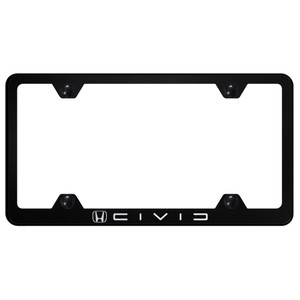 Au-TOMOTIVE GOLD | License Plate Covers and Frames | Honda Civic | AUGD2474