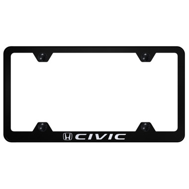 Au-TOMOTIVE GOLD | License Plate Covers and Frames | Honda Civic | AUGD2476