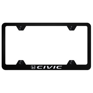 Au-TOMOTIVE GOLD | License Plate Covers and Frames | Honda Civic | AUGD2476
