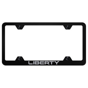 Au-TOMOTIVE GOLD | License Plate Covers and Frames | Jeep Liberty | AUGD2494