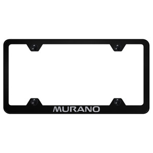 Nissan Murano on Black Wide Body License Plate Frame - Officially Licensed