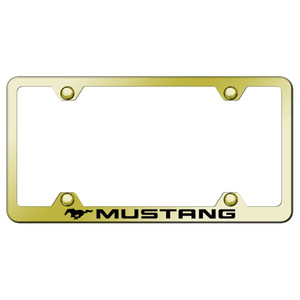 Au-TOMOTIVE GOLD | License Plate Covers and Frames | Ford Mustang | AUGD2532