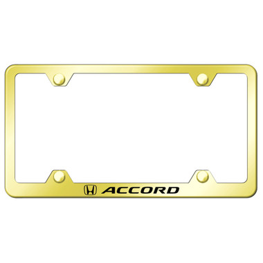 Au-TOMOTIVE GOLD | License Plate Covers and Frames | Honda Accord | AUGD2534