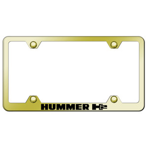Au-TOMOTIVE GOLD | License Plate Covers and Frames | Hummer H2 | AUGD2536