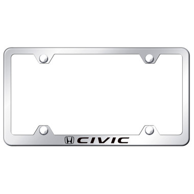 Au-TOMOTIVE GOLD | License Plate Covers and Frames | Honda Civic | AUGD2602