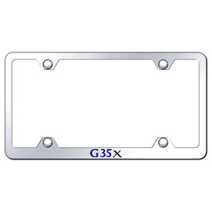 Infiniti G35X on Stainless Steel Wide Body License Plate Frame