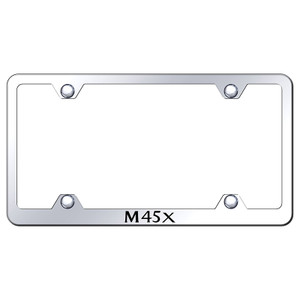 Infiniti M45X on Stainless Steel Wide Body License Plate Frame