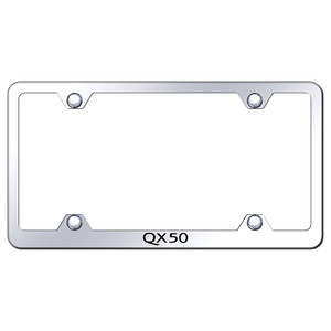Infiniti QX50 on Stainless Steel Wide Body License Plate Frame