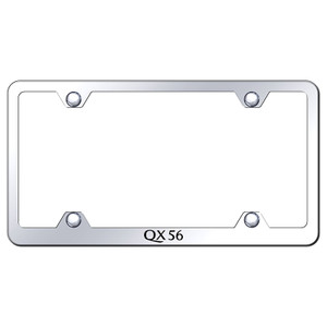 Infiniti QX56 on Stainless Steel Wide Body License Plate Frame