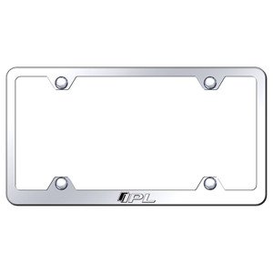Infiniti IPL on Stainless Steel Wide Body License Plate Frame