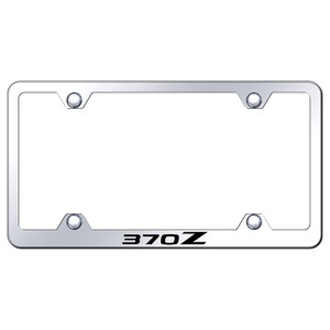 Nissan 370Z on Stainless Steel Wide Body License Plate Frame