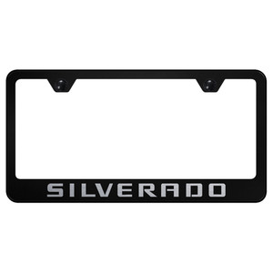 Au-TOMOTIVE GOLD | License Plate Covers and Frames | Chevrolet Silverado 1500 | AUGD2739