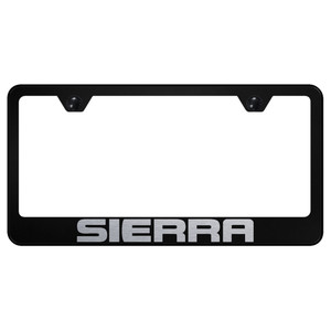 Au-TOMOTIVE GOLD | License Plate Covers and Frames | GMC Sierra 1500 | AUGD2784