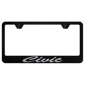 Au-TOMOTIVE GOLD | License Plate Covers and Frames | Honda Civic | AUGD2792