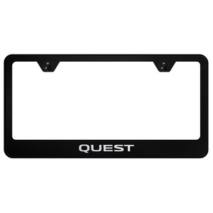 Au-TOMOTIVE GOLD | License Plate Covers and Frames | Nissan Quest | AUGD2885