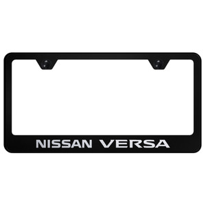 Au-TOMOTIVE GOLD | License Plate Covers and Frames | Nissan Versa | AUGD2890