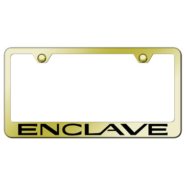 Au-TOMOTIVE GOLD | License Plate Covers and Frames | Buick Enclave | AUGD2922
